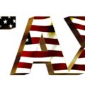 Tax letters with American flag design representing tax debt issues in bankruptcy